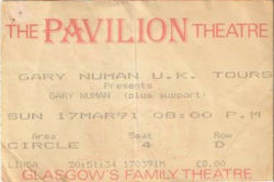 Glasgow Ticket 1991